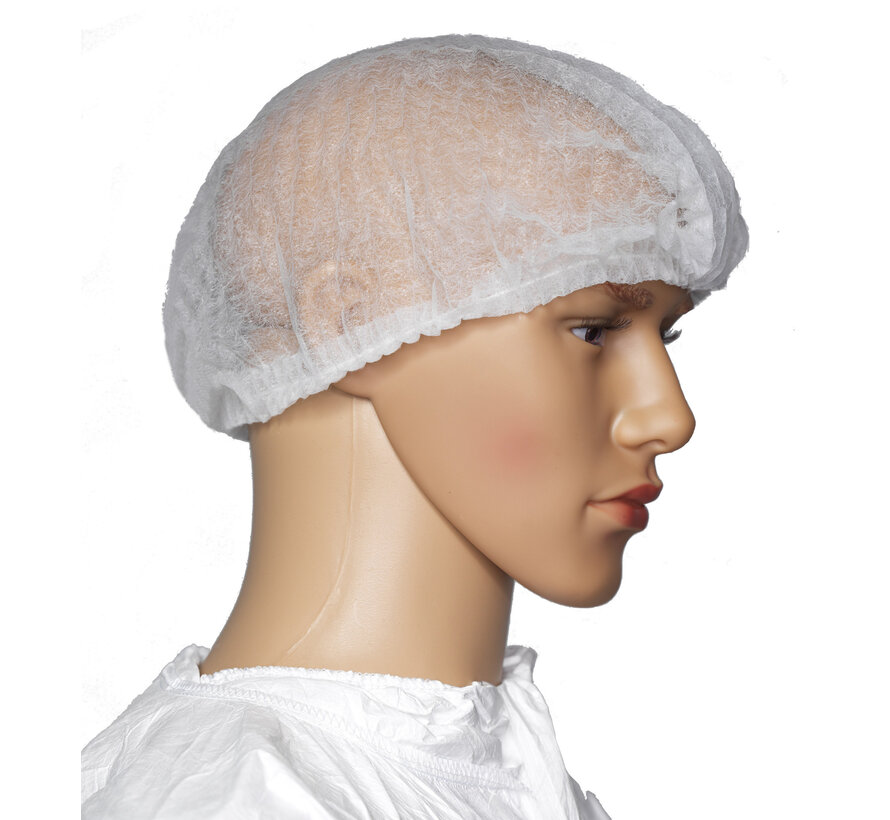 Cleanroom haarnetje type  bouffant cap