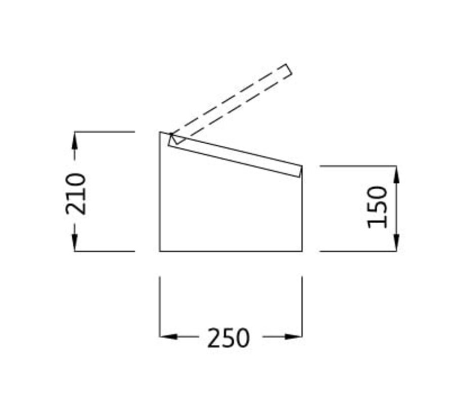 Stainless steel cleanroom dispenser for consumables with 3 compartments