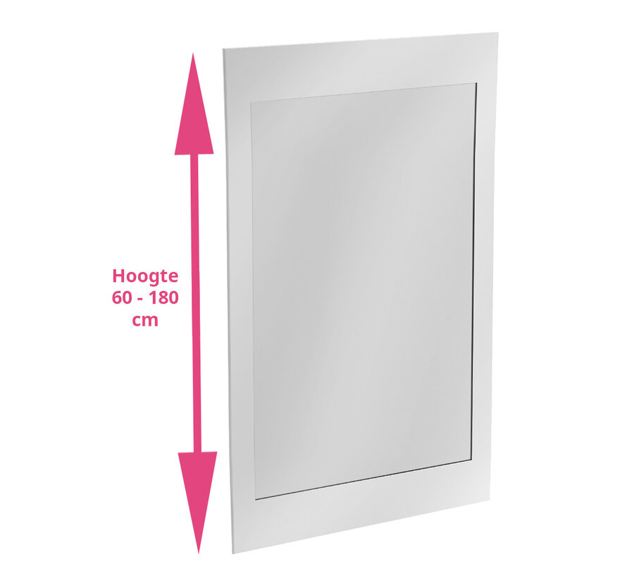 Polycarbonate cleanroom mirror