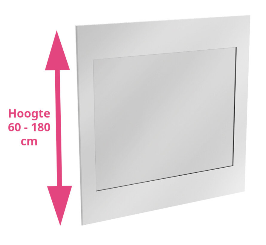Polycarbonate cleanroom mirror