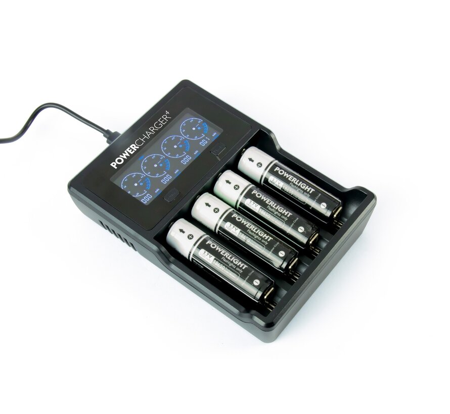 Powercharger4 batterijoplader - PDL-Powerlight
