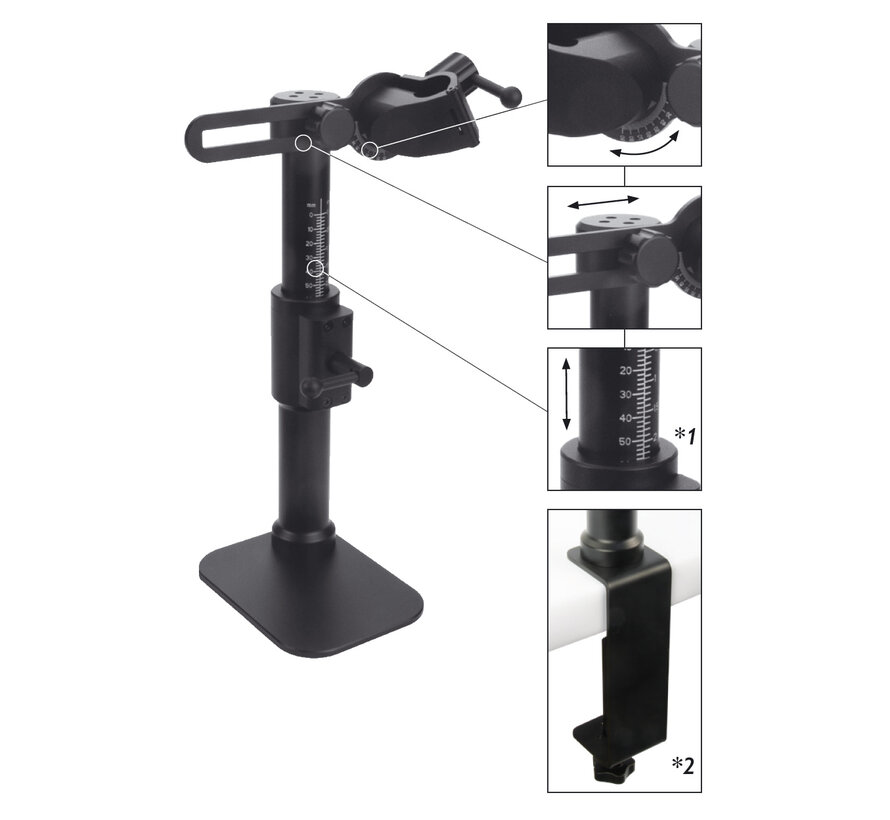 Lampenhalterung / Tischständer – PDL-Powerlight