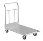 Stainless steel cleanroom transport trolley - PREMIUM