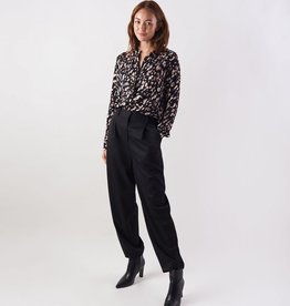 Another Label Blouse 'Dreiser' Black animal - Another-Label