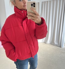 Another Label Oversized Puffer 'Mille' - Fiery Red - Another Label