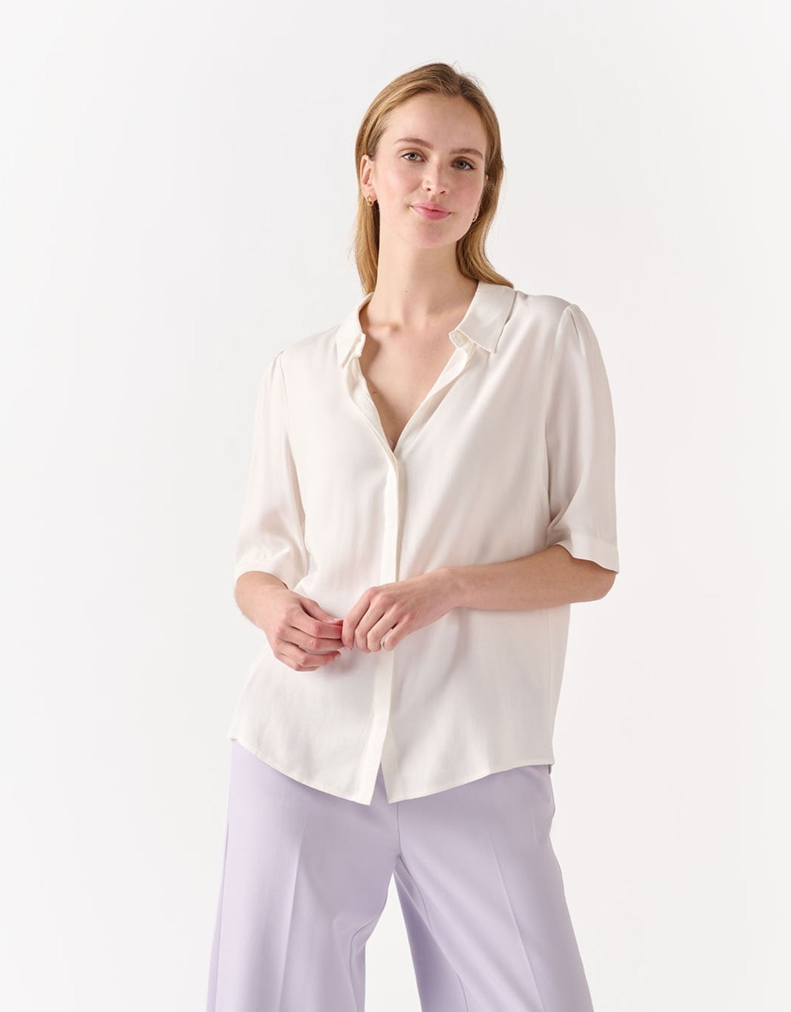 Another Label Blouse 'Bache' Off White - Another-Label