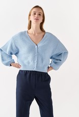 Another Label Cardigan 'Zhour' - Dusty Blue - Another Label