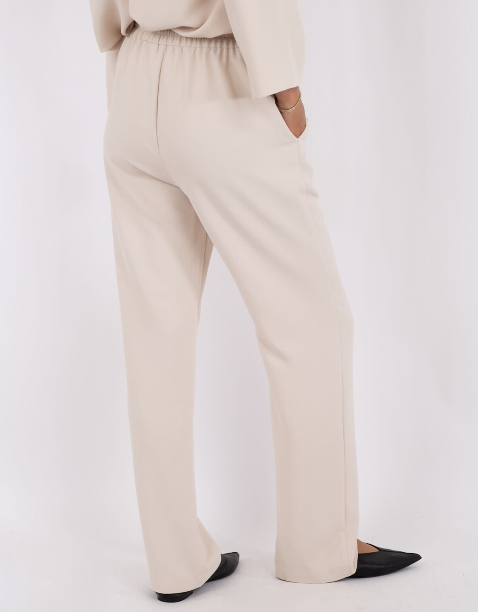 Broek Crepe 'Lotan' - Creme - Neo Noir