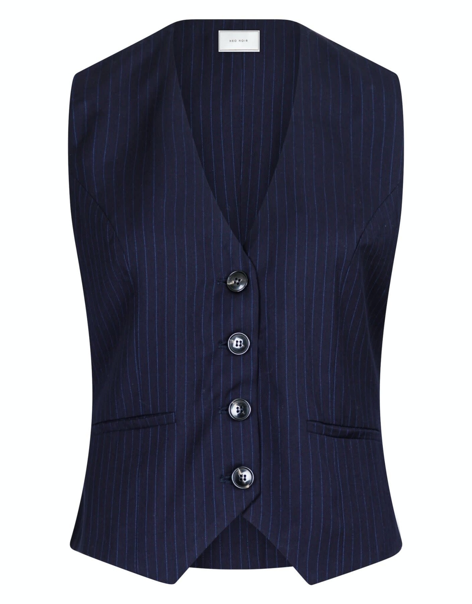 Waistcoat Pinstripe  'Vendetta' - Navy - Neo Noir