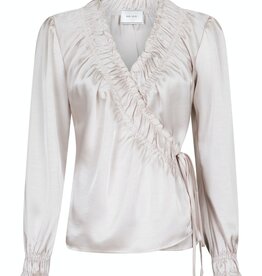 Blouse Heavy Sateen  'Dessy' - Ivory - Neo Noir