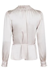 Blouse Heavy Sateen  'Dessy' - Ivory - Neo Noir