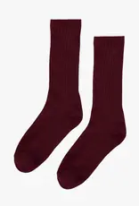 Colorful Standard Socks 'Organic Active' - Oxblood Red - Colorful Standard