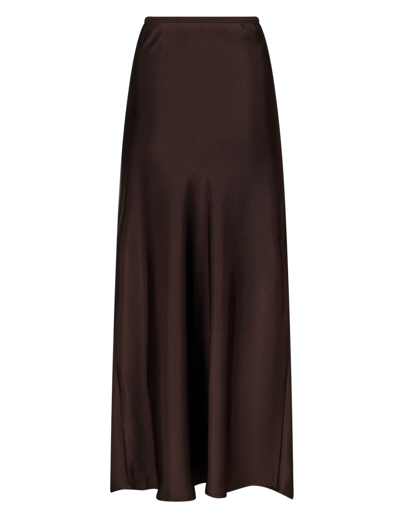 Rok 'Vicky' Heavy Sateen - Dark Brown  - Neo noir