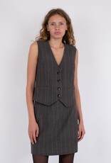 Gilet Soft Check  'Vendetta' - Dark Grey - Neo Noir