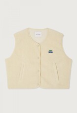 American Vintage Mouwloos Vestje 'Hoktown' - Ecru - American Vintage