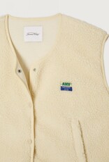 American Vintage Mouwloos Vestje 'Hoktown' - Ecru - American Vintage