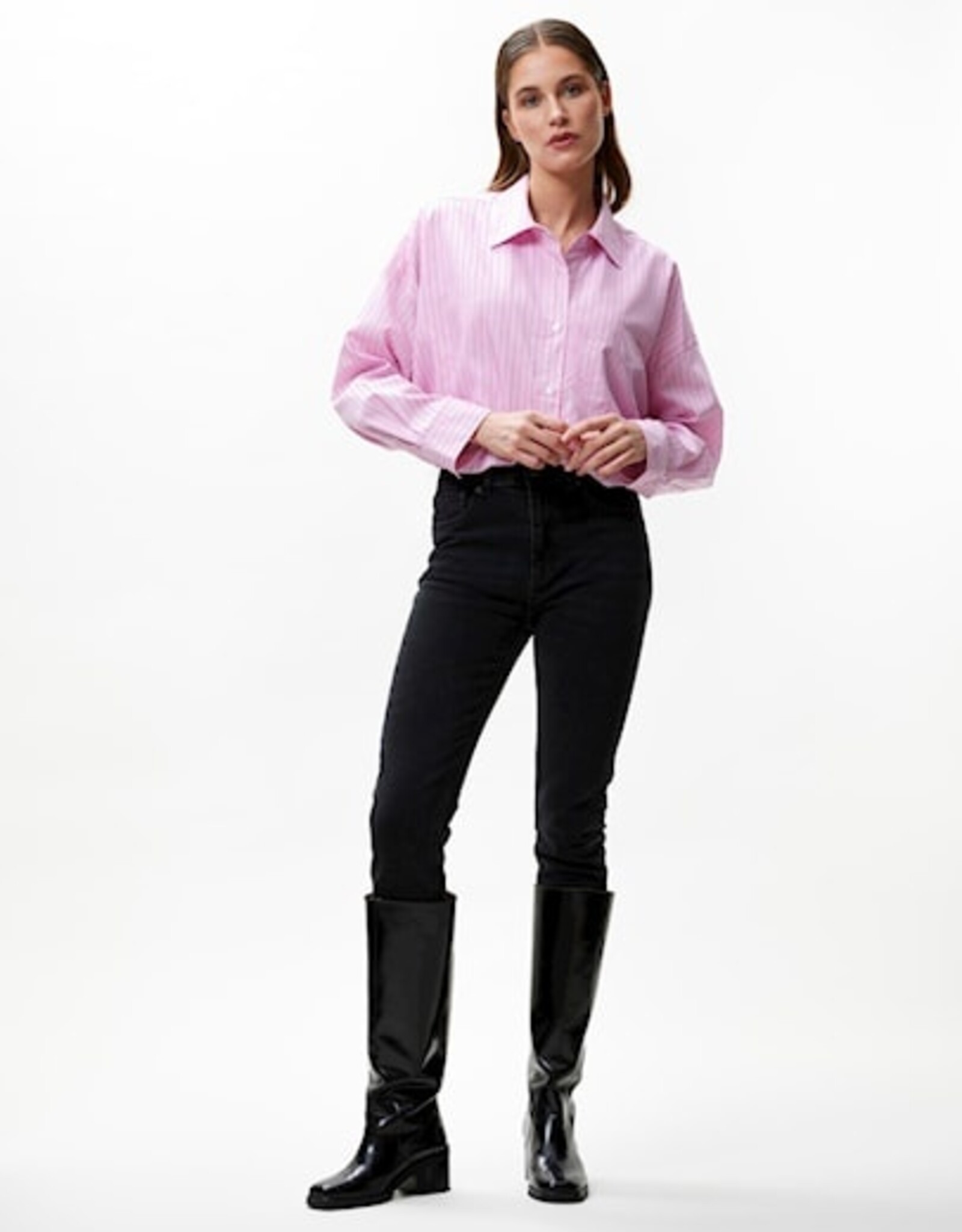 Catwalk Junkie Blouse 'Bl Yasmin' - Pink - Catwalk Junkie