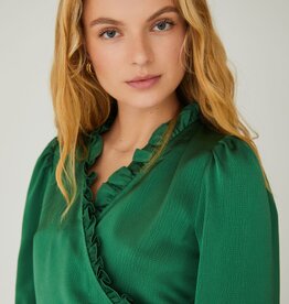 A view Blouse 'Peony' - Green - A View