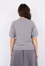 Pull Korte Mouw 'Missy' - Light Grey - Neo Noir