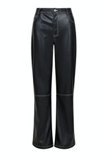 Broek Faux Stitch 'Jakoba' - Black - Neo Noir