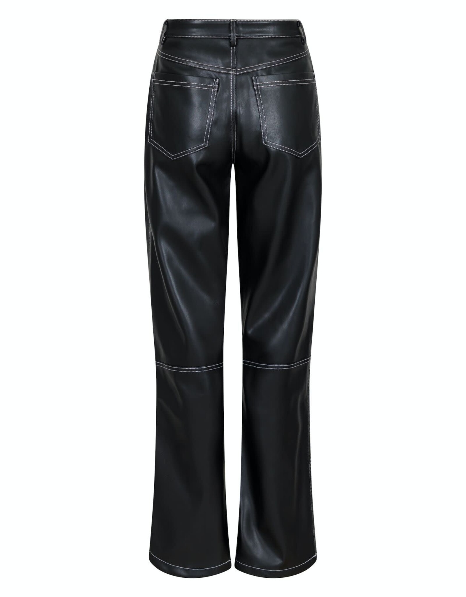 Broek Faux Stitch 'Jakoba' - Black - Neo Noir