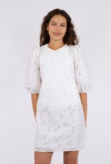 Jurk Brocade 'Limba' - White - Neo Noir