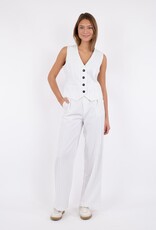 Broek Stripe  'Alessandra' - White - Neo Noir