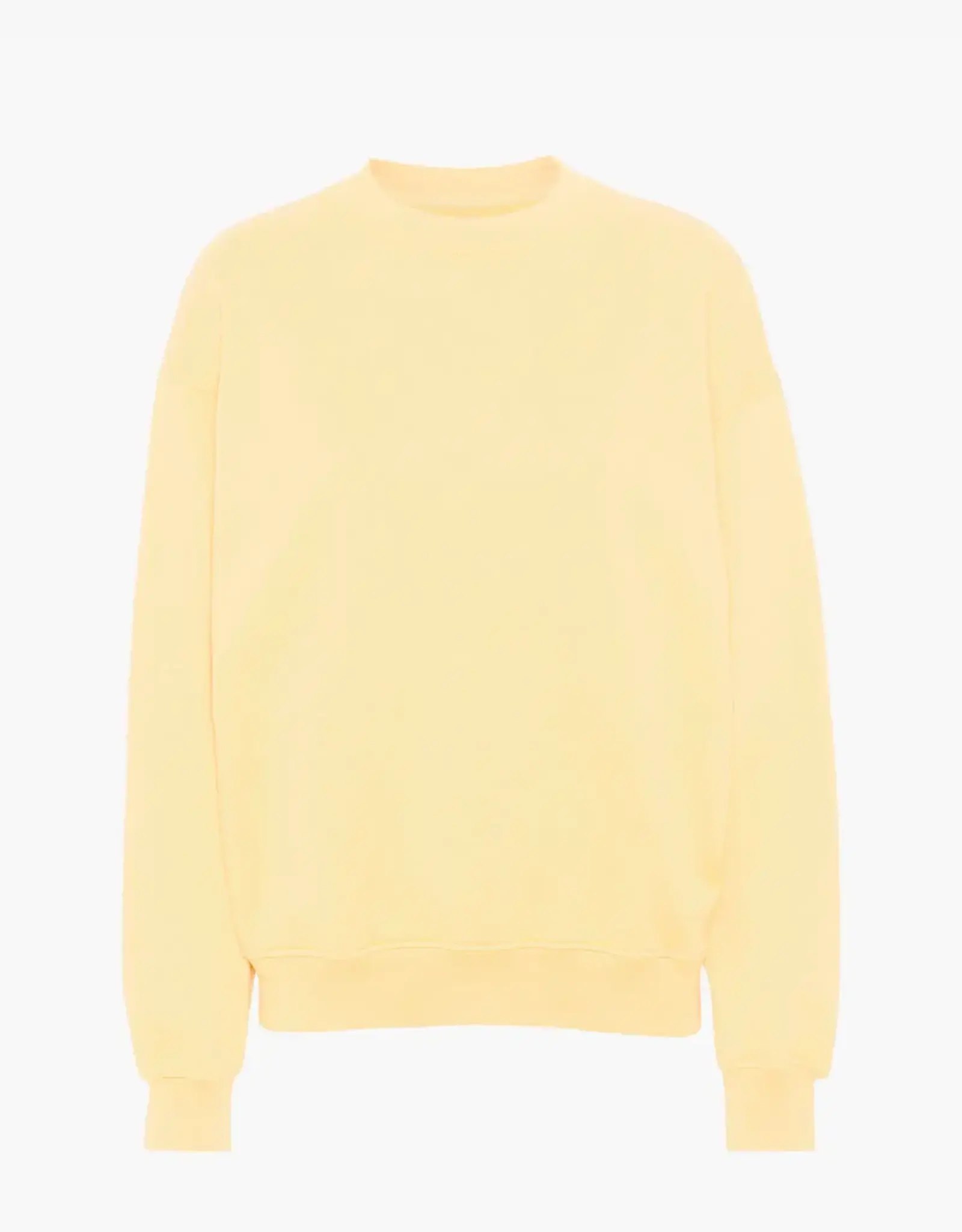 Colorful Standard Sweater 'Organic Oversized Crew' - Soft Yellow - Colorful Standard