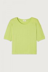 American Vintage T-Shirt 'Zelym' - Jaune Fluo - Zel02B - American Vintage