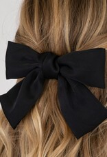 Bow Hair Clip - Black - Neo Noir