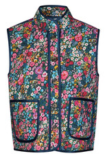 Lollys Laundry Waistcoat 'Cairo' - Flower Print - Lollys Laundry