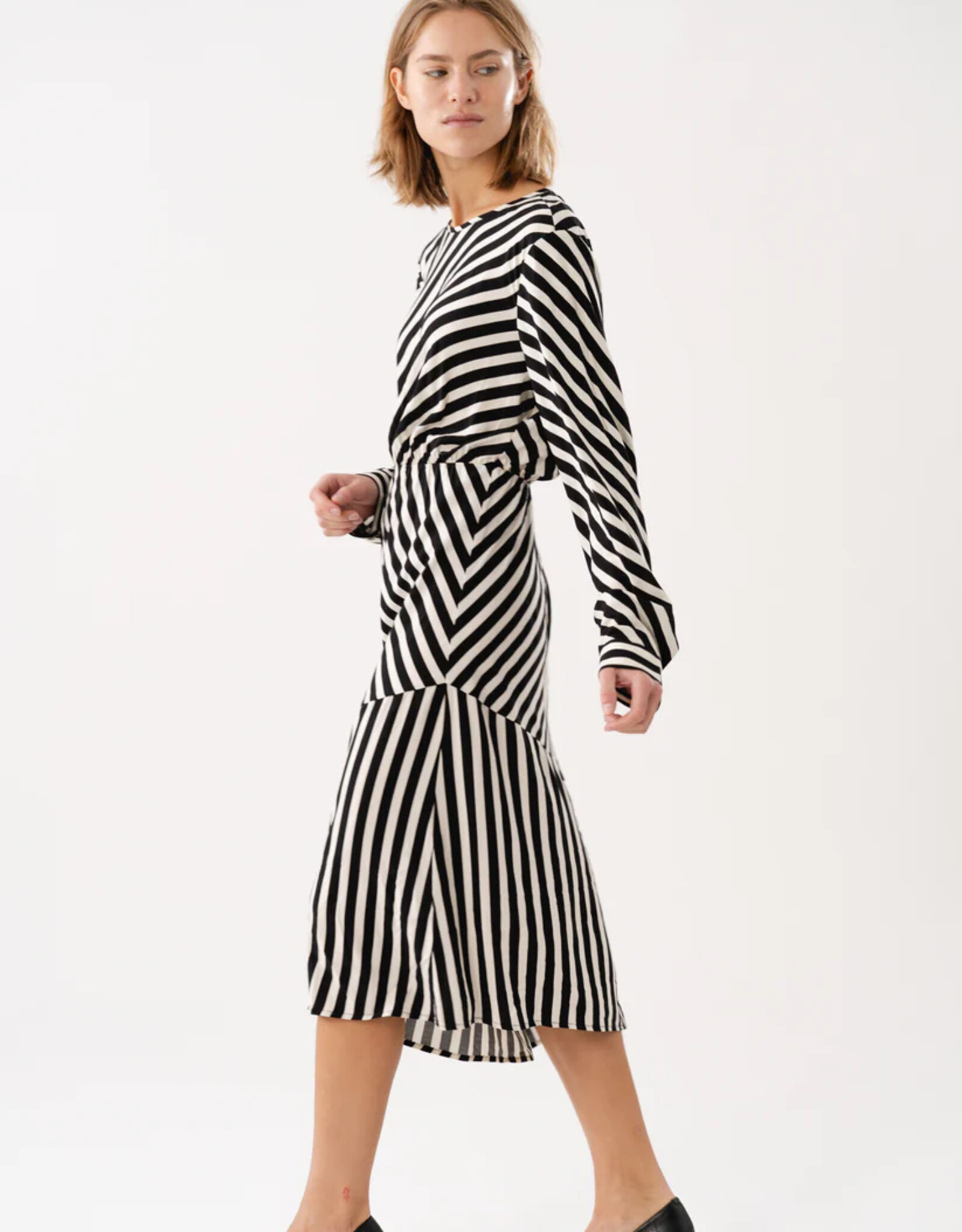 Lollys Laundry Jurk 'Riga' - Stripe - Lollys Laundry