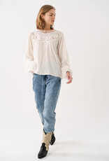 Lollys Laundry Blouse 'May' - Creme - Lollys Laundry