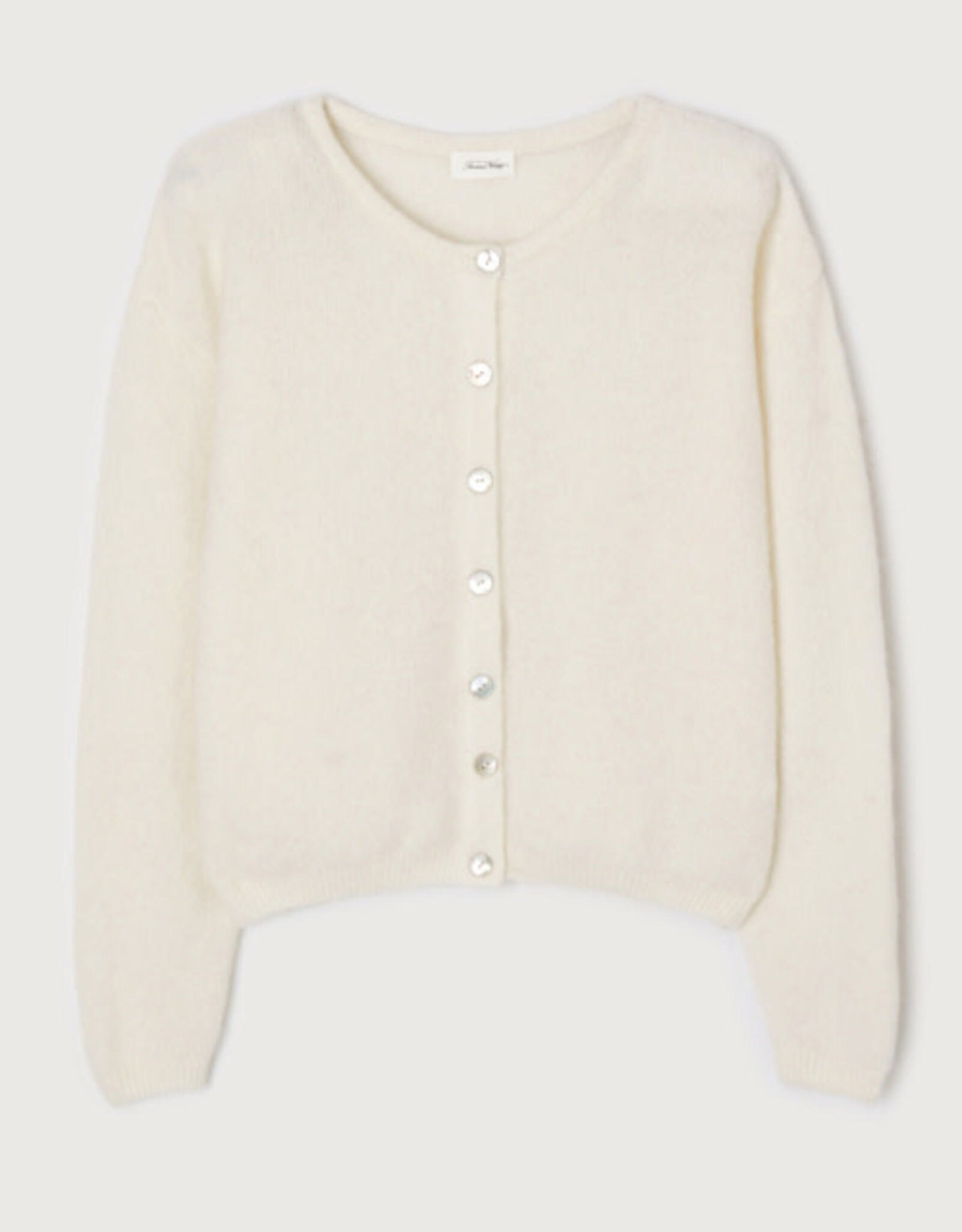 American Vintage Cardigan 'Vitow' - Blanc - American Vintage