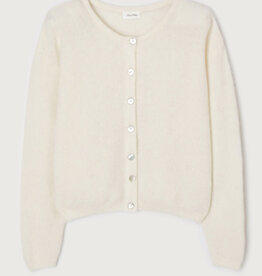 American Vintage Cardigan 'Vitow' - Blanc - American Vintage