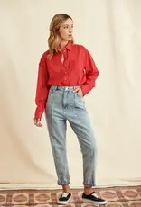 Laure+Max Blouse 'Camilla' - Vichy Magenta - Laure+Max