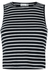 Another Label Top 'Abelia' - Black White Stripe - Another Label