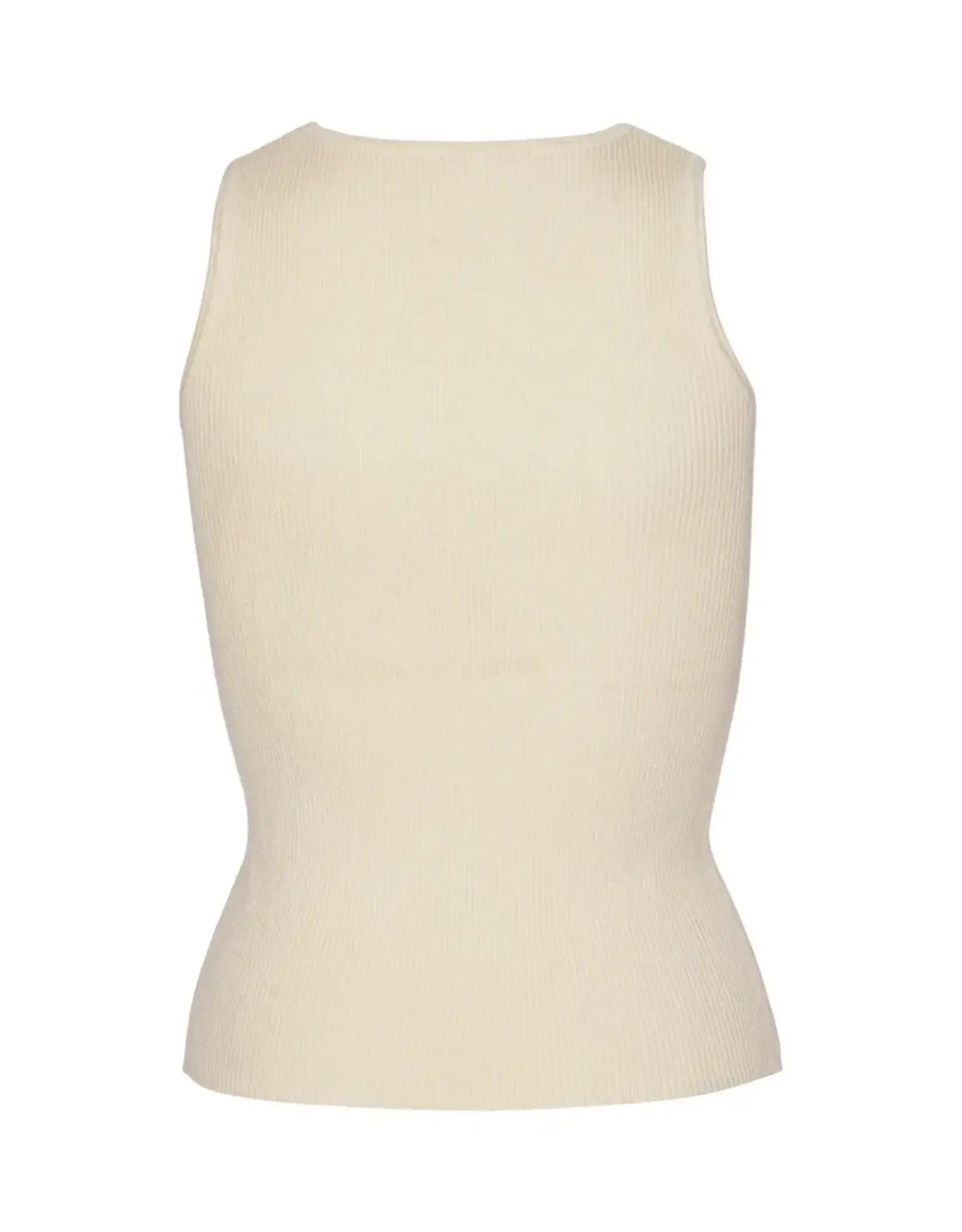 A view Top 'Rib Knit Tank' - Off White - A View