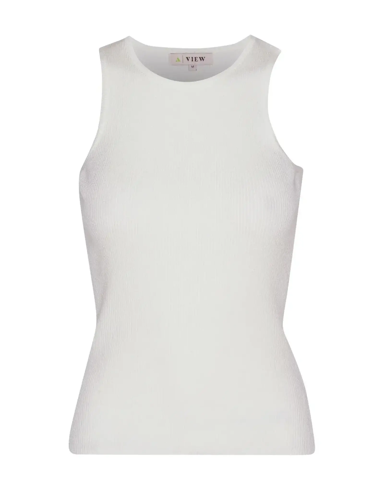 A view Top 'Rib Knit Tank' - White - A View