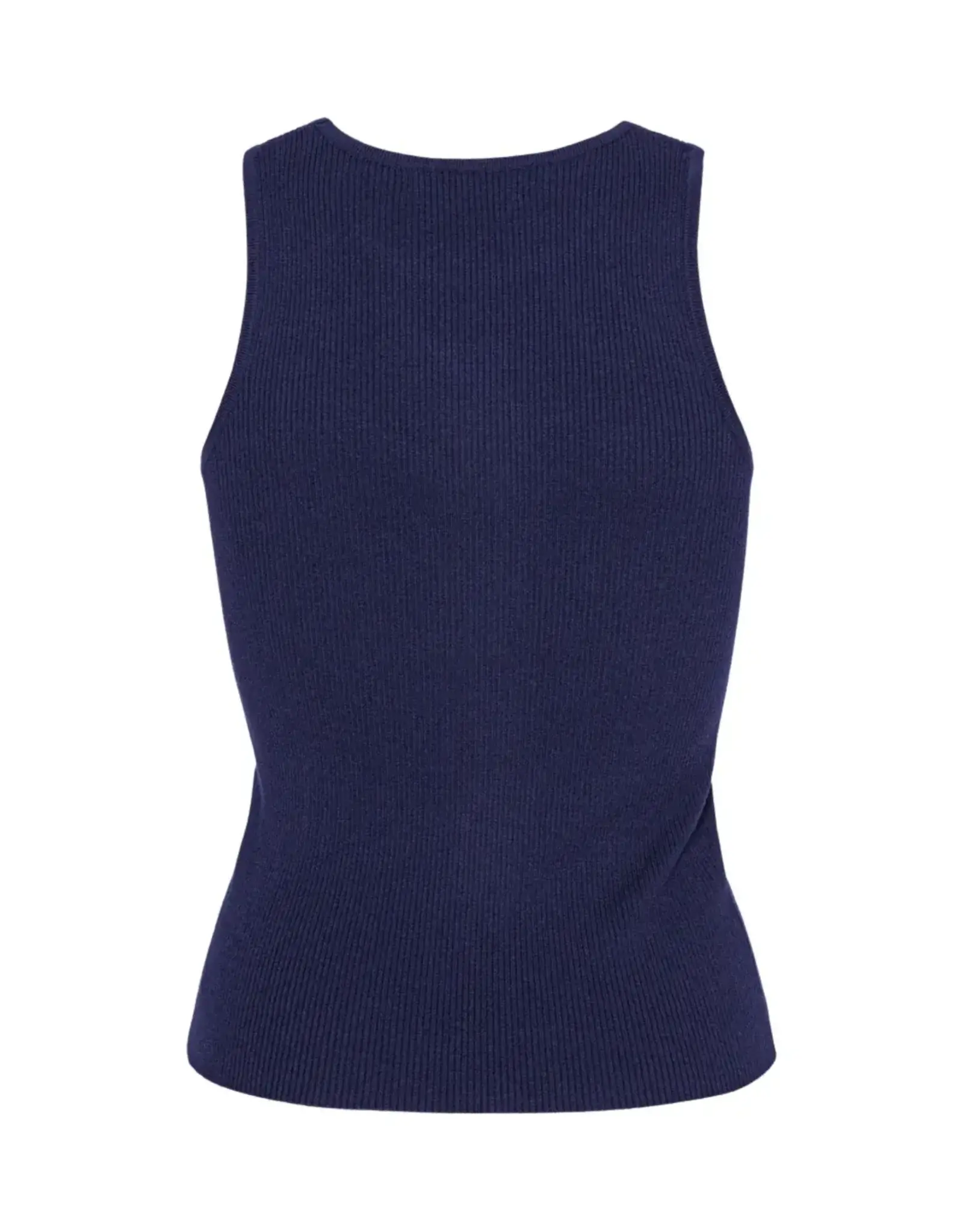 A view Top 'Rib Knit Tank' - Navy - A View