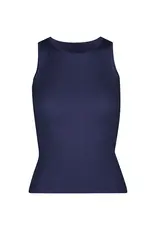 A view Top 'Rib Knit Tank' - Navy - A View