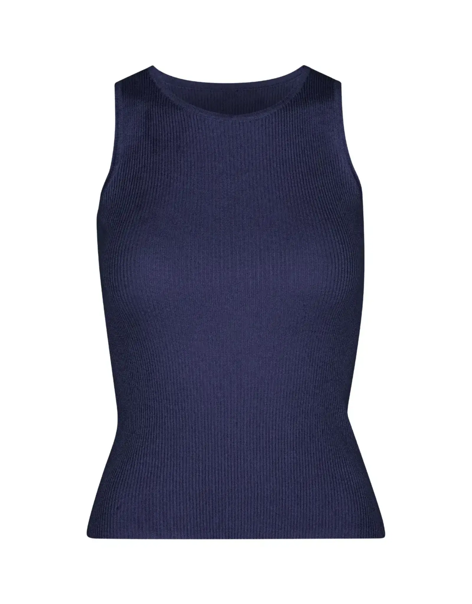 A view Top 'Rib Knit Tank' - Navy - A View