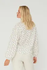 A view Blouse  'Tiffany' - White/Yellow - A View