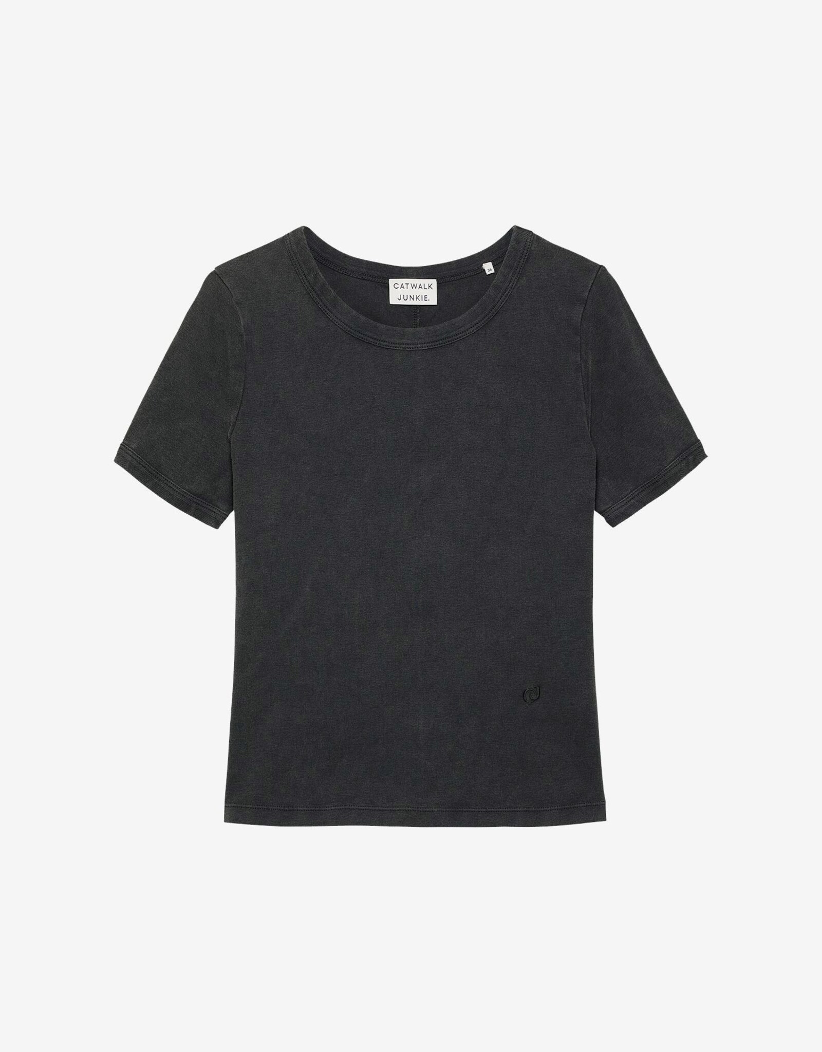 Catwalk Junkie T-Shirt 'Elya' - Dark Grey - Catwalk Junkie