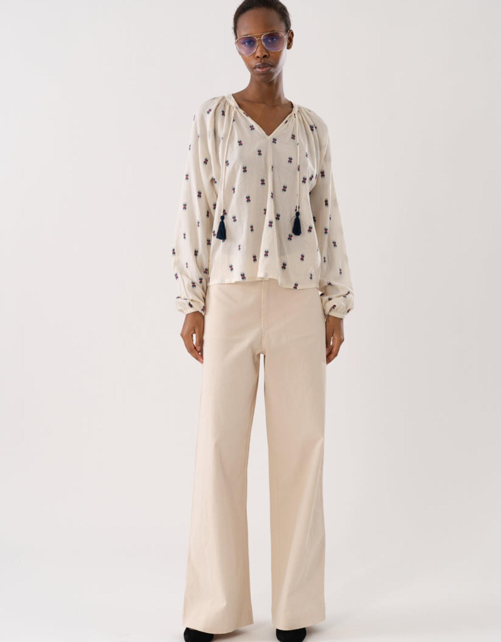 Lollys Laundry Blouse 'Bihar' - Creme - Lollys Laundry