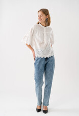 Lollys Laundry Blouse 'Louise' - White - Lollys Laundry