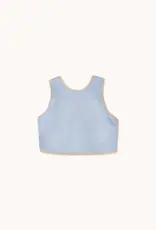 The Tiny Big Sister Top 'Contrasted' - Blue-Grey - The Tiny Big Sister