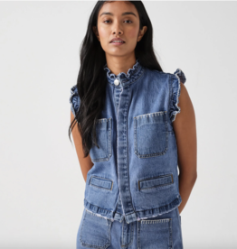 Seventy +Mochi Waistcoat 'Pablo' - Blue jeans - Seventy Mochi