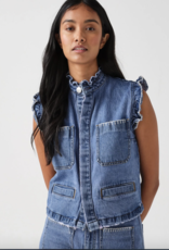 Seventy +Mochi Waistcoat 'Pablo' - Blue jeans - Seventy Mochi