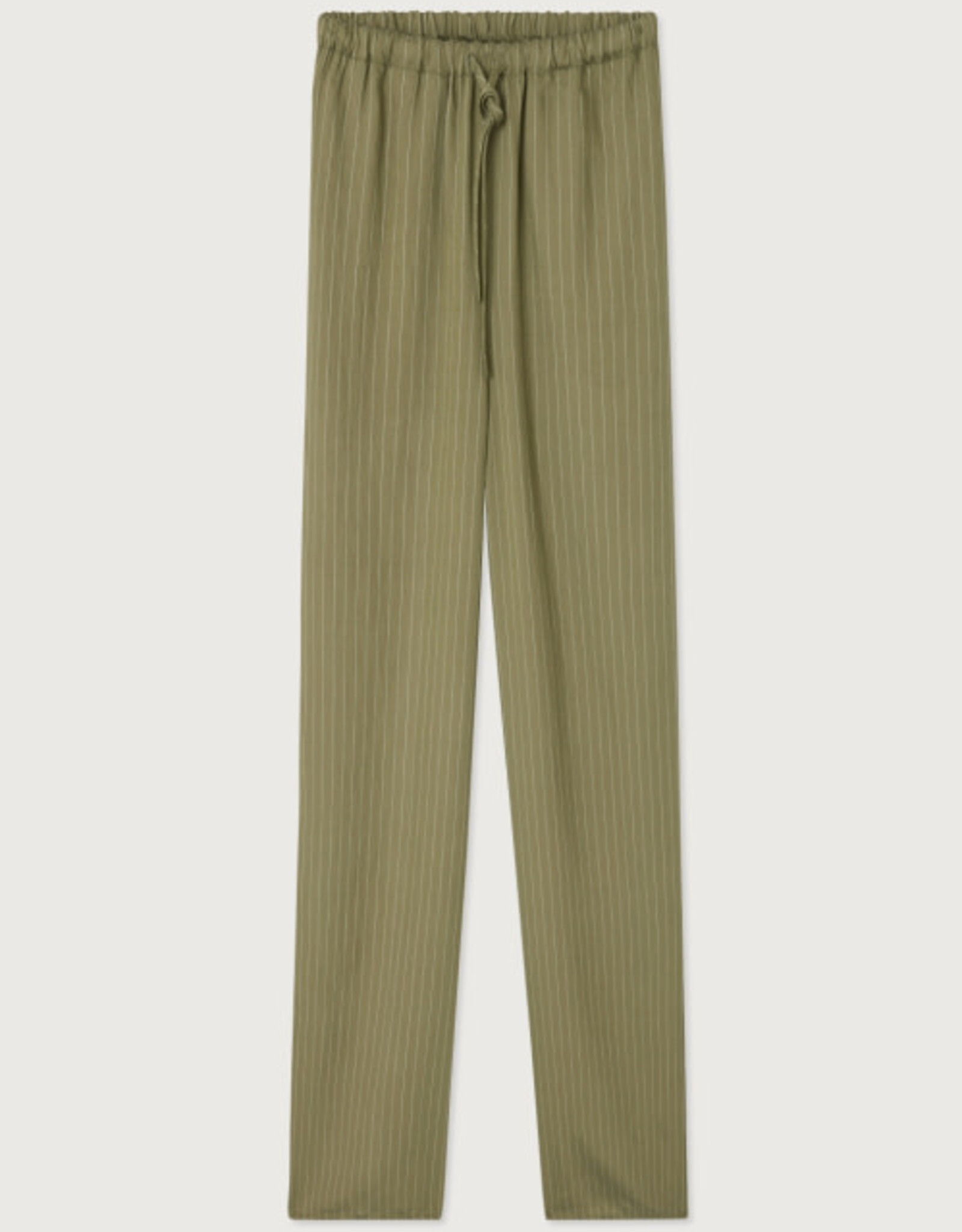 American Vintage Broek 'Okyrow' - Olive Ray - American Vintage